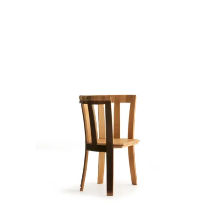 Sedia Draghessa in legno di Rovere di Riva1920