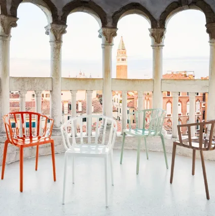 Sedia impilabile Venice di Kartell