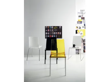 Sedia Kuadra 1151 in nylon, policarbonato o in tecnopolimero di Scavolini