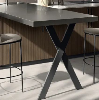 Sgabello Novel in tessuto di Scavolini