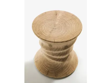Sgabello Squeeze in legno massello di cedro profumato di Riva1920