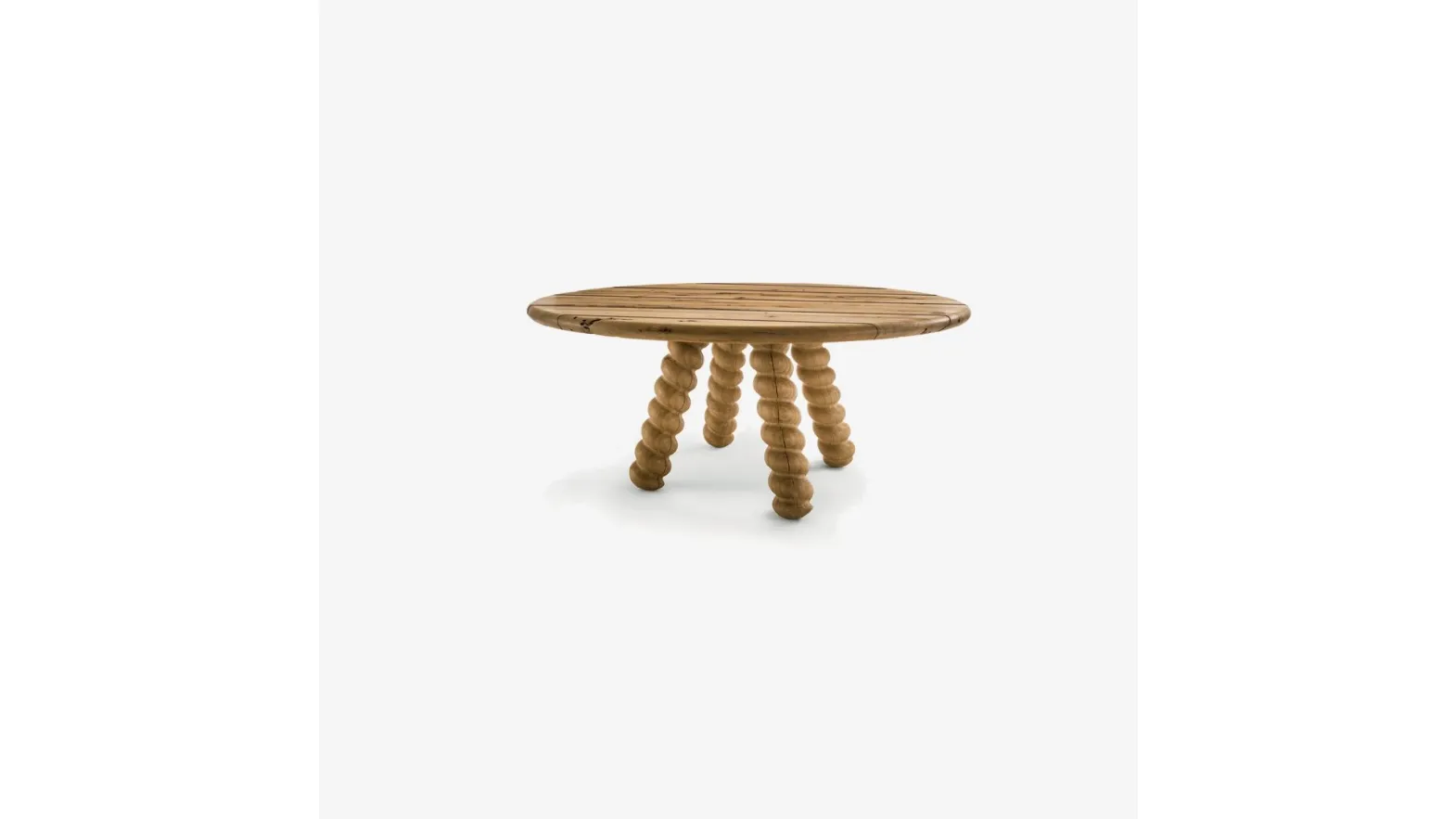 Tavolo Bric in legno massello di Briccola di Riva1920