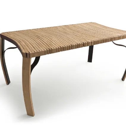 Tavolo Doga in legno di rovere di Riva1920