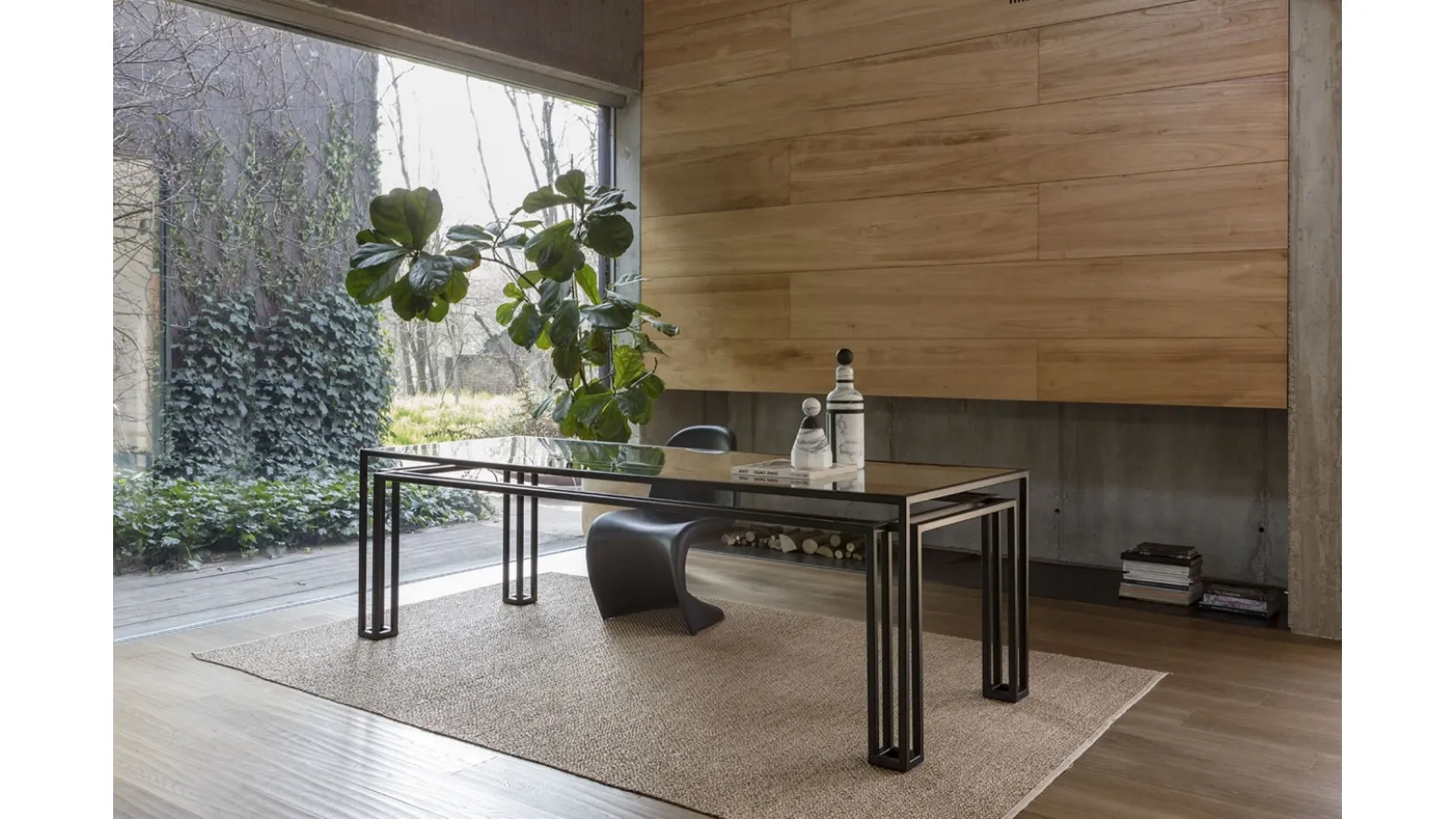 Tavolo in cristallo Hotline di Mogg