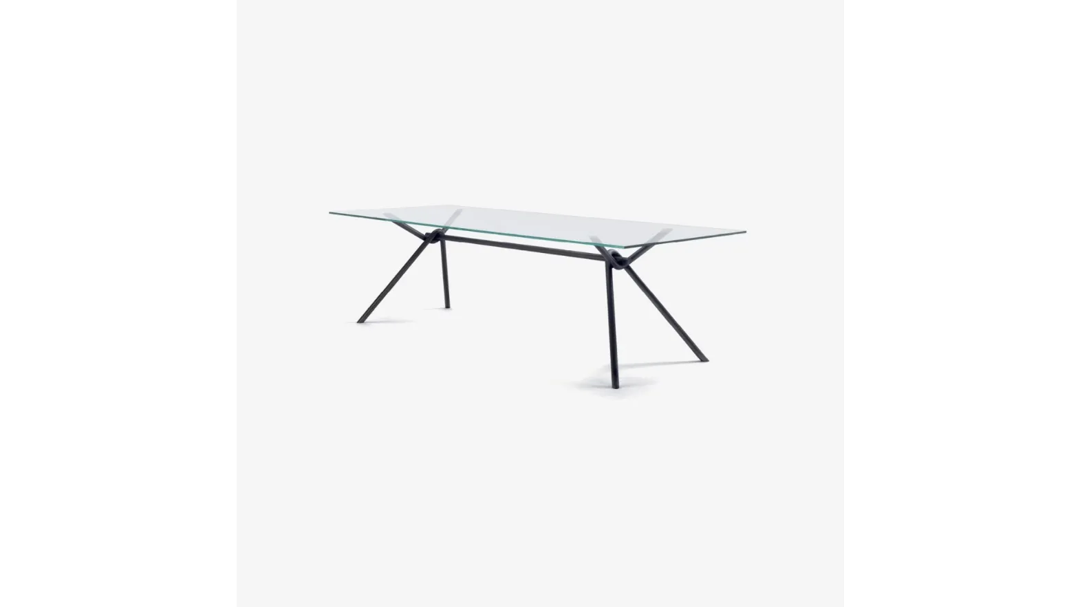Tavolo Iron Light Glass di Riva1920