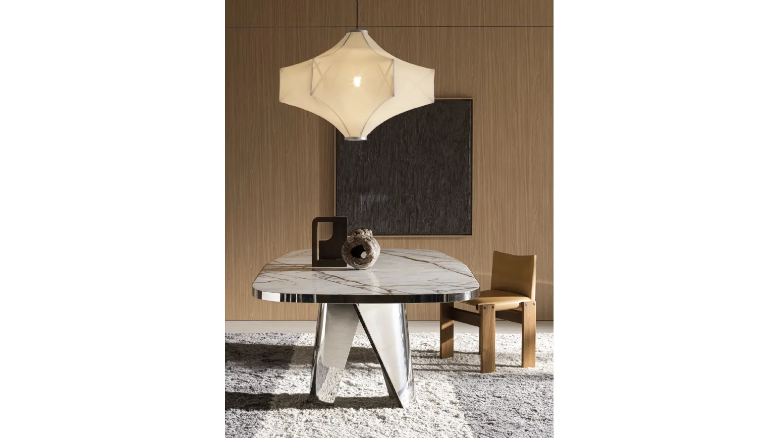 Tavolo Lise con top in marmo di Molteni & C