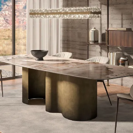 Tavolo Papel Keramik di Cattelan Italia