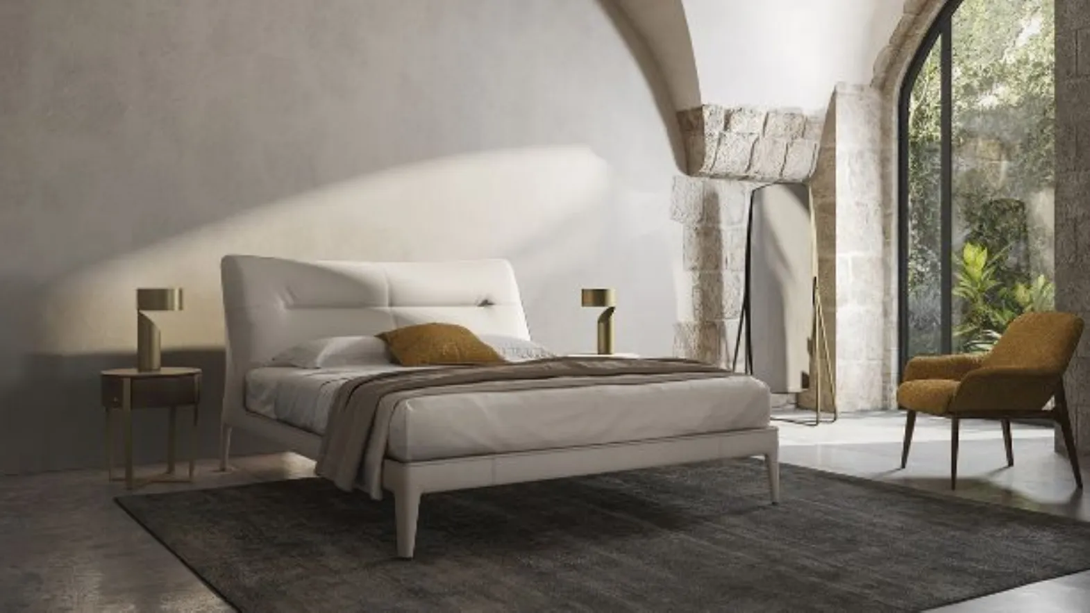 letto in pelle natuzzi