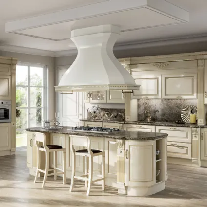 Cucina Classica Baltimora Laccato opaco Beige di Scavolini