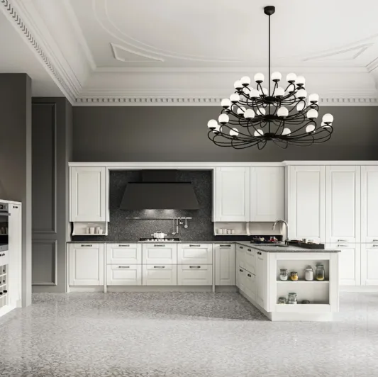 Cucina Classica lineare Opera 02 di Arredo3