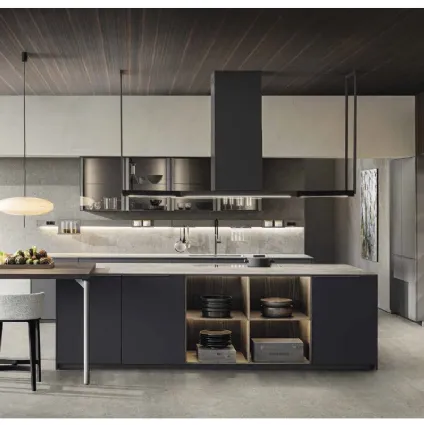 Cucina Design InDada in Fenix Grigio di Dada