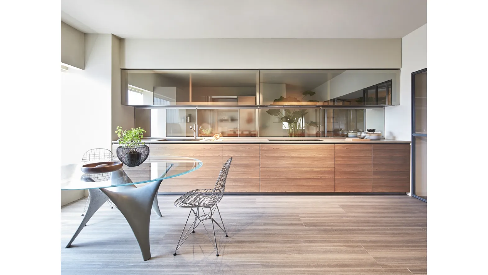 Cucina Design Trim in Olmo Chiaro di Dada