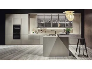 Cucina Design Vela laccato speciale Metallizzato Oro di Dada