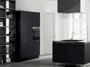 Cucina Moderna Carattere in Nero Ardesia di Scavolini