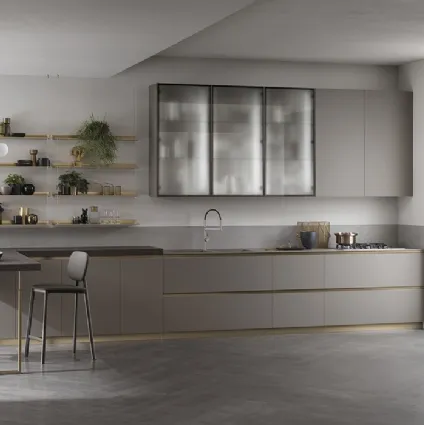 Cucina Moderna DeLinea in Grigio Londra di Scavolini