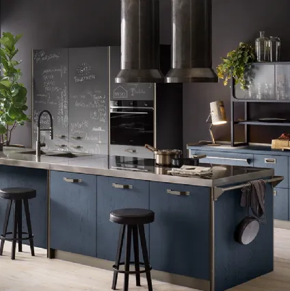 Cucina Moderna Diesel get Together Kitchen in Blue di Scavolini