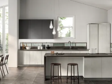 Cucina Moderna Diesel Open Workshop Concrete Jersey di Scavolini