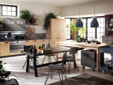 Cucina Moderna Diesel Social Kitchen in Rovere Nodato di Scavolini