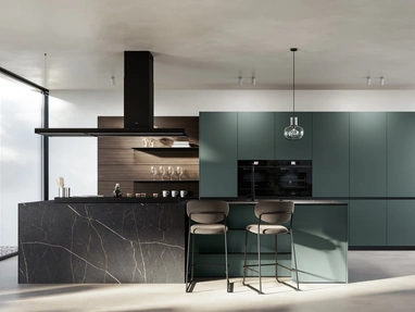 Cucina Moderna in Pet con isola Kalì di Arredo3