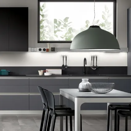 Cucina Moderna Dandy Plus Grigio Bromo di Scavolini