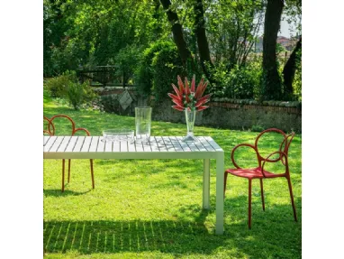 Tavolo Kalimba in alluminio di Driade