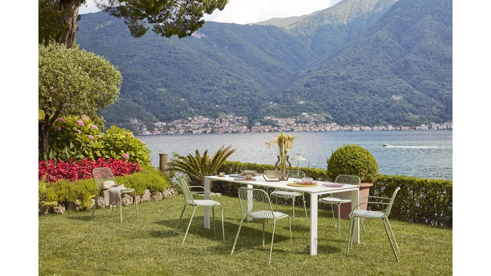 Tavolo Four Outdoor in acciaio di Kartell