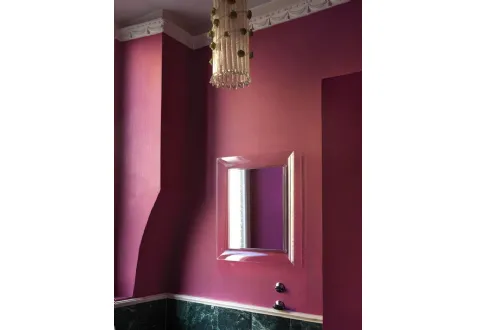 Specchio rettangolare in policarbonato trasparente Francois Ghost di Kartell