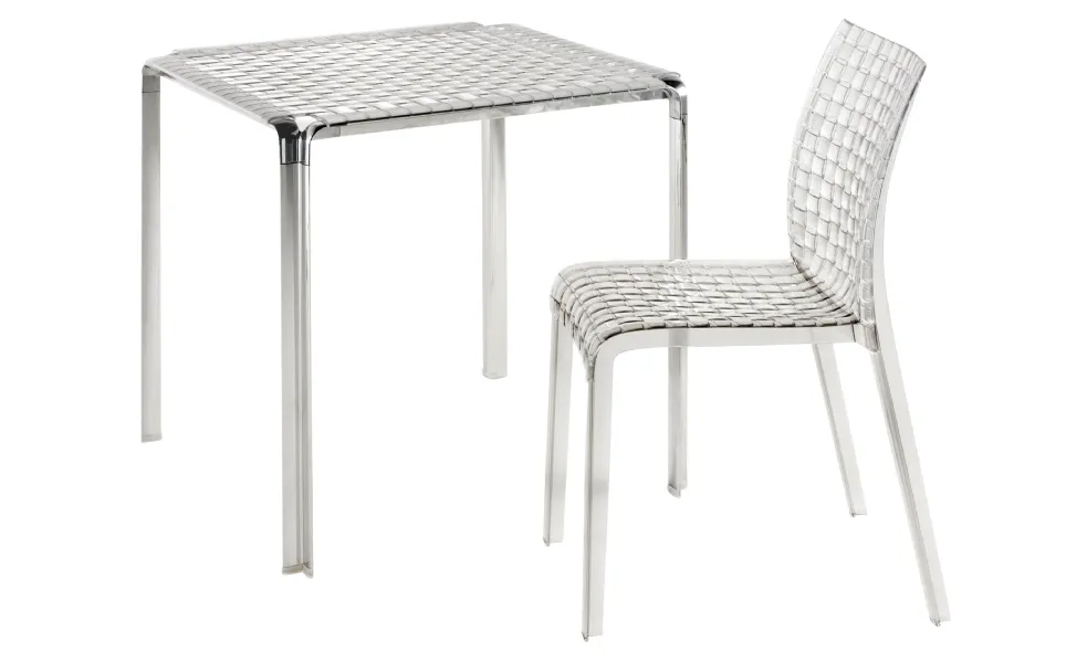 Tavolo quadrato con struttura in alluminio Ami Ami Table di Kartell