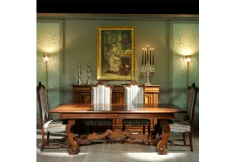 Tavolo Vere Antichità 1 in legno di Arte Brotto